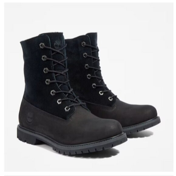 Women's Timberland Authentics Waterproof Roll-Top Boot - Picture 1 of 14